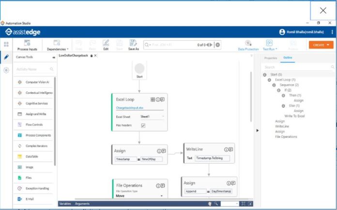 EdgeVerve AssistEdge RPA software is part of Indian IT conglomerate Infosys