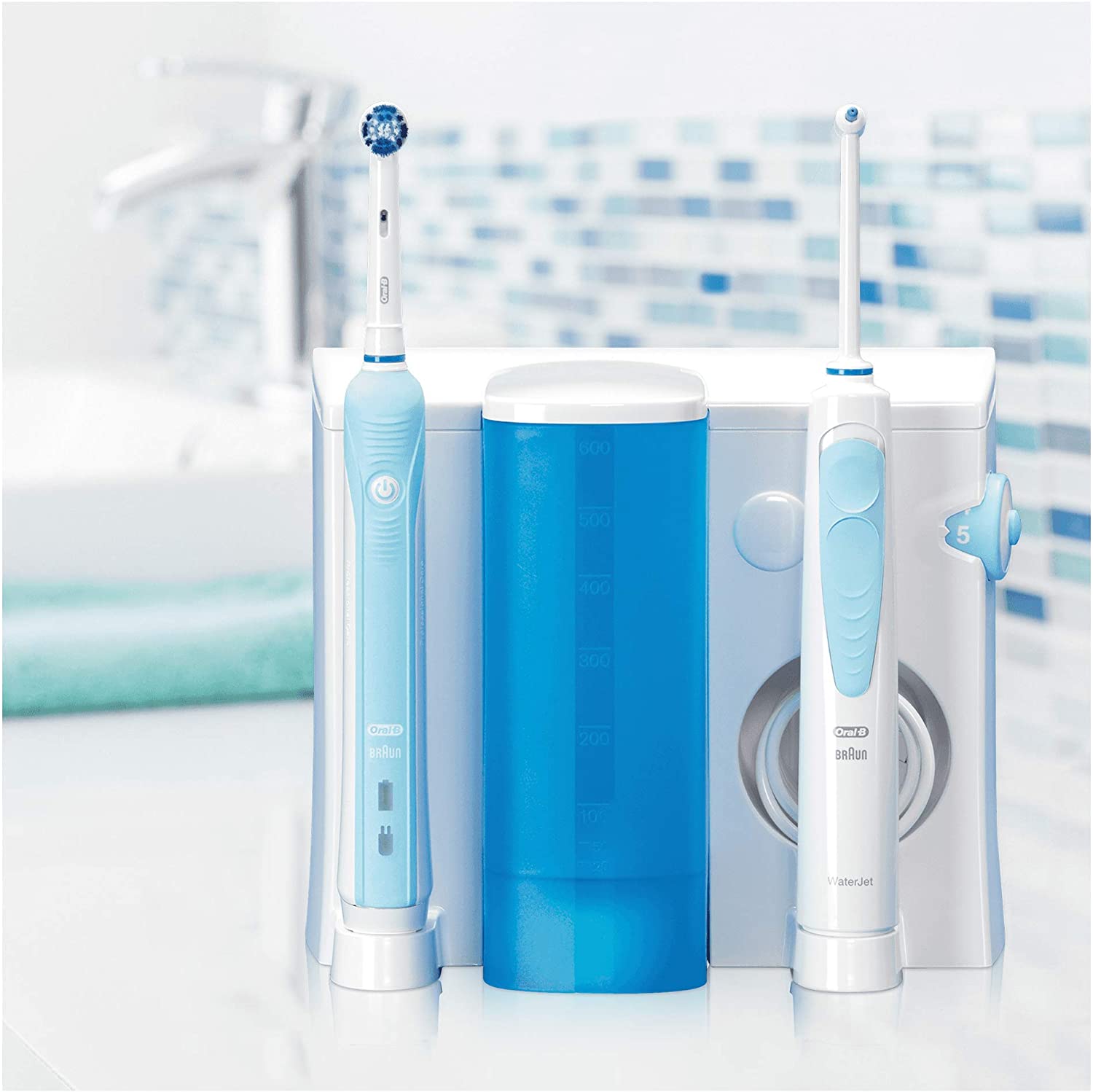 מברשת שיניים חשמלית Oral B Pro 700 + סילונית OralB Waterjet אתר AliBuy