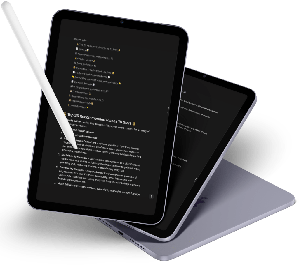 100+ Remote Jobs Ali Abdaal