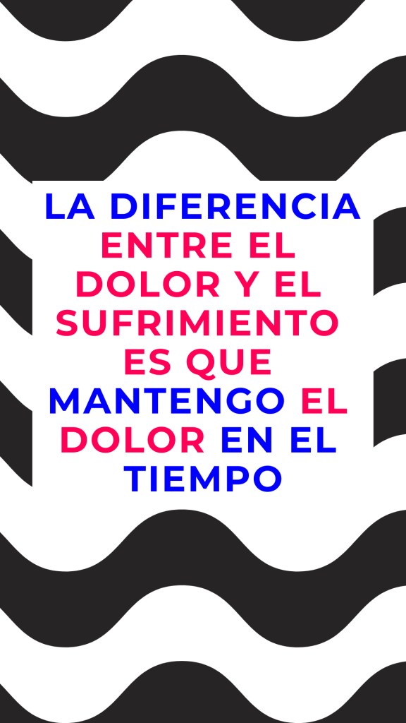 diferencia entre dolor y sufrimiento Super Wowman
