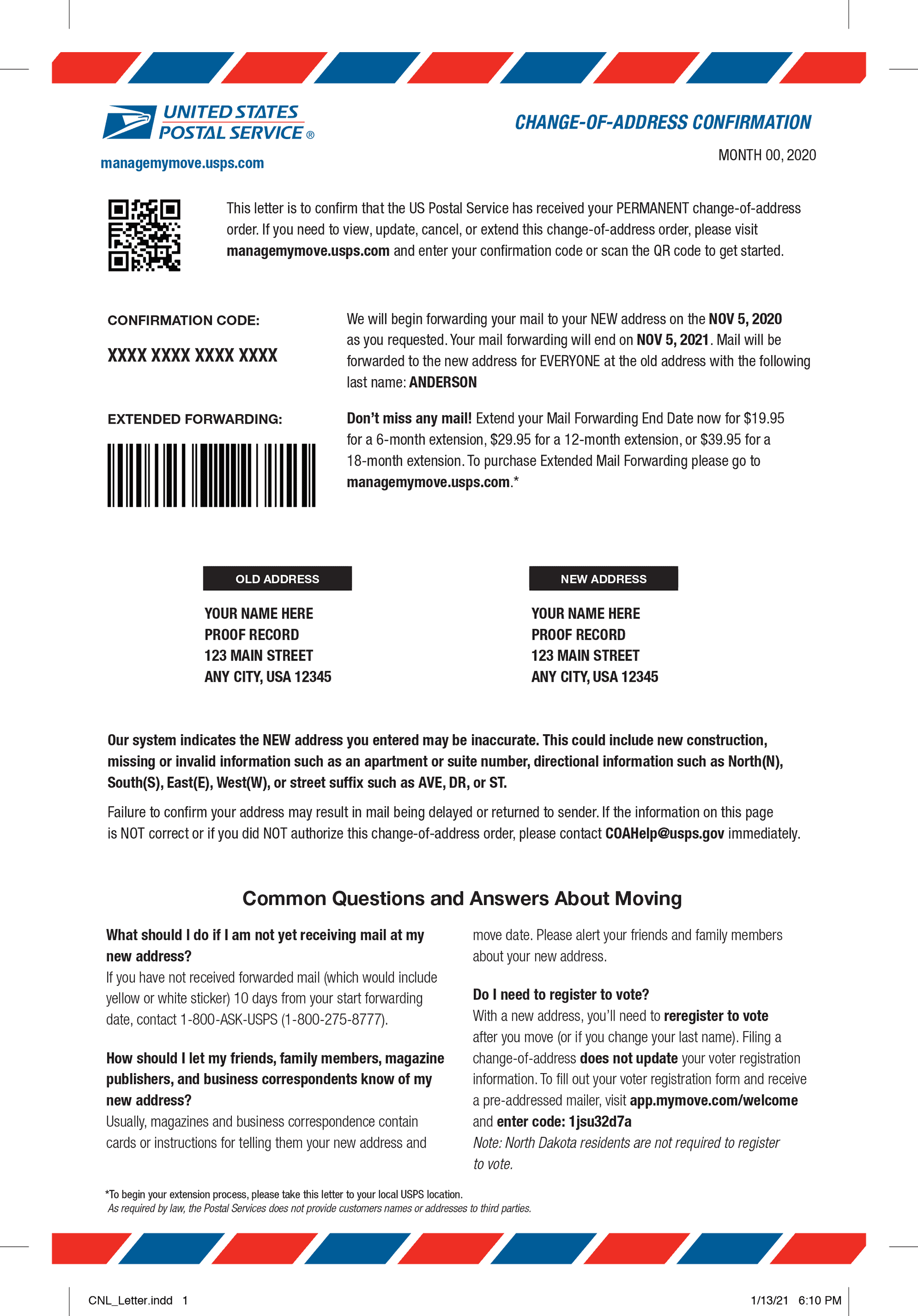 USPS Change of Address and Name (Mail Forwarding Guide) - AliasFlip