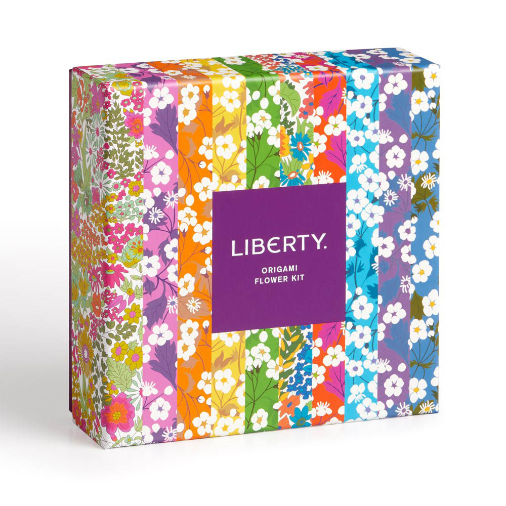 Liberty Floral Print Origami Flower Kit Stationery Alice Caroline
