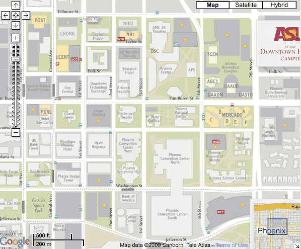Asu Downtown Campus Map Dr. Alice Christie's for Educators