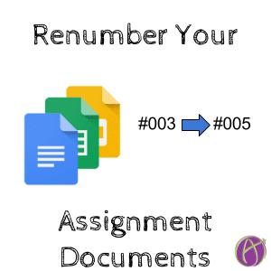 Auto Number Assignment Documents - Teacher Tech