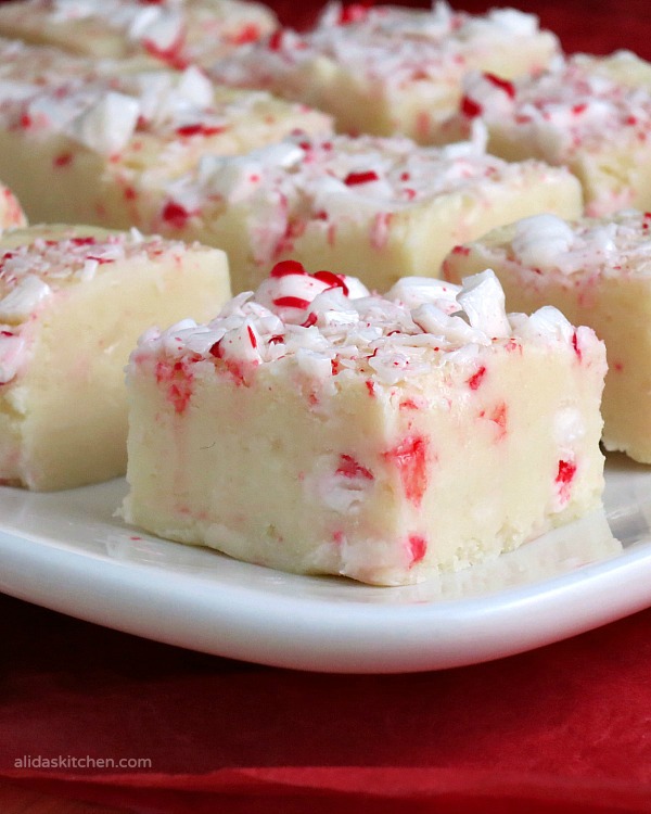 White Chocolate Peppermint Fudge SundaySupper My Site
