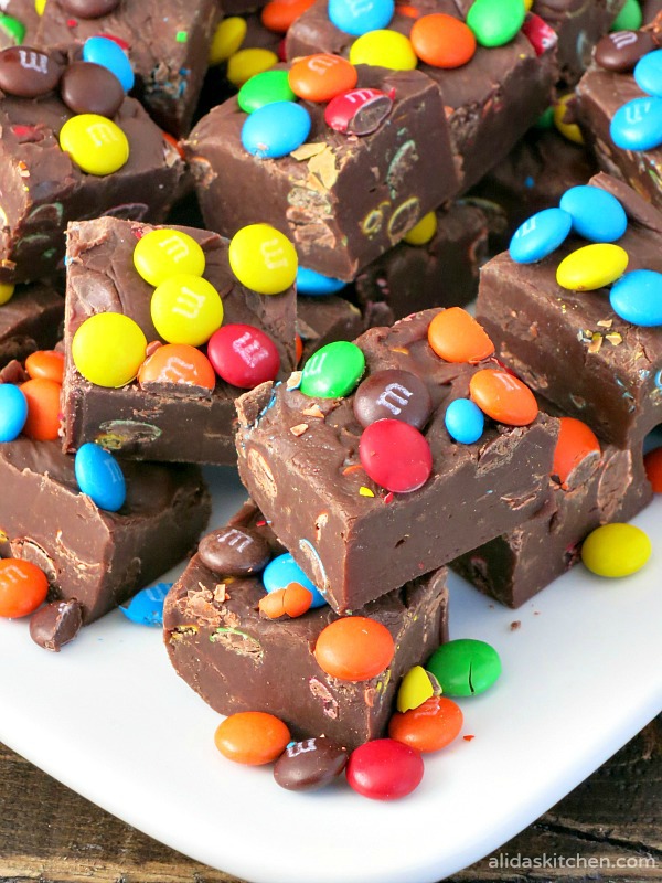 Easy M&M Fudge My Site