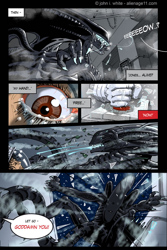 ALIEN age 11 Comic/Graphic Novel "Let Go Goddamn it! [68] Large View