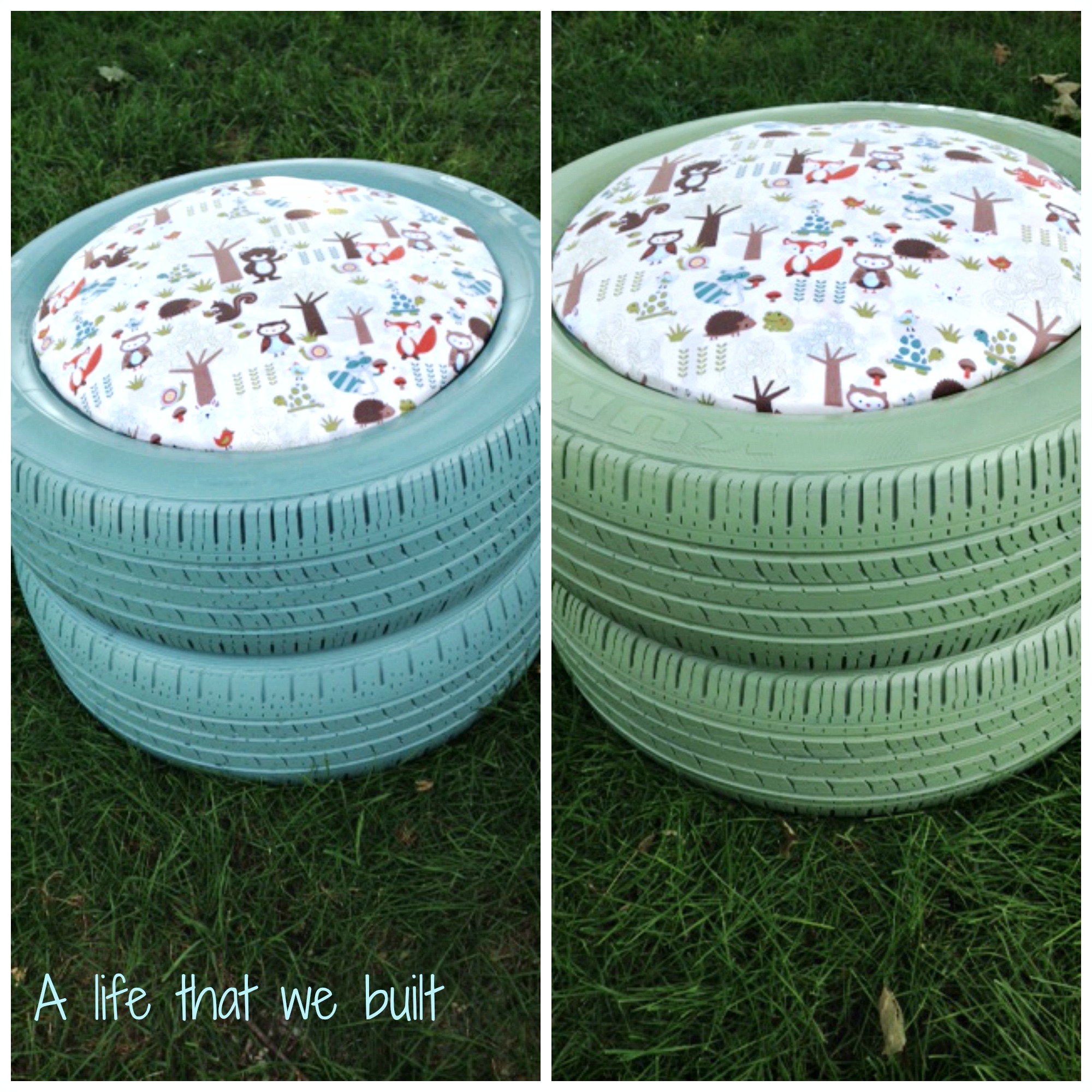 DIY Tire Seat A Life That We Built