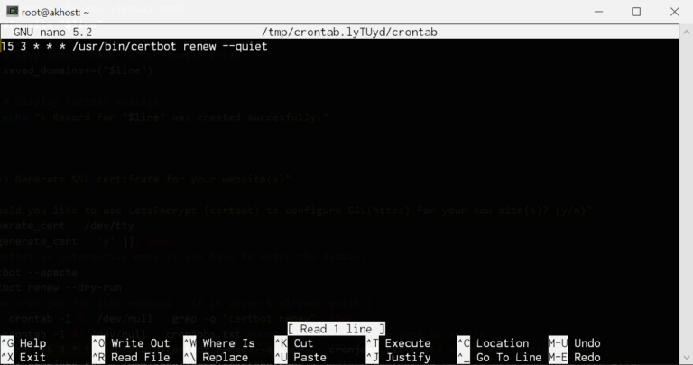 Automate cron job creation using a Bash script Ali Khallad