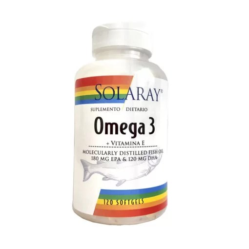 Omega 3 Solaray con Vitamina E DHA EPA x 120 cap Alimentarte Saludable