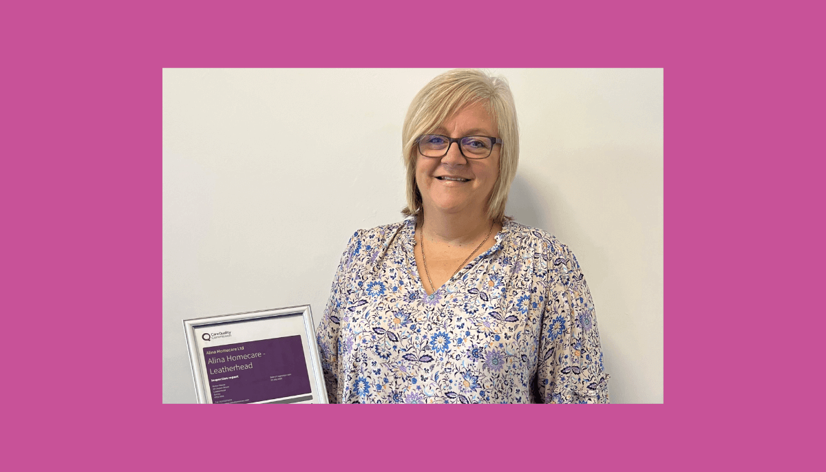 Leatherhead receives GOOD CQC report Alina Homecare