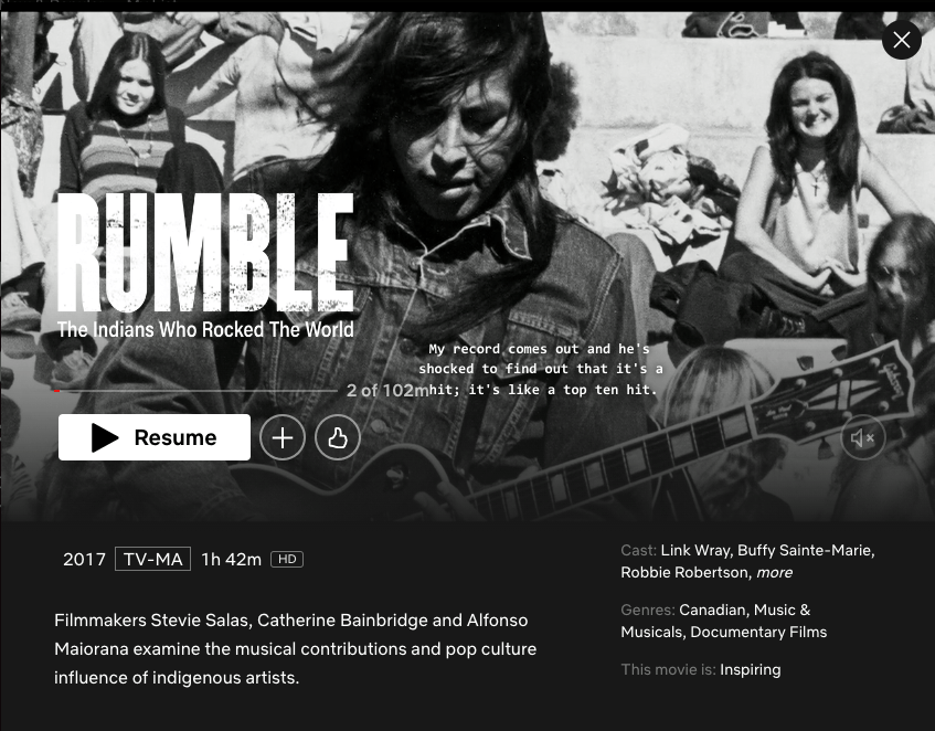 Rock 'n Roll Roots rhythm is Native American not African American