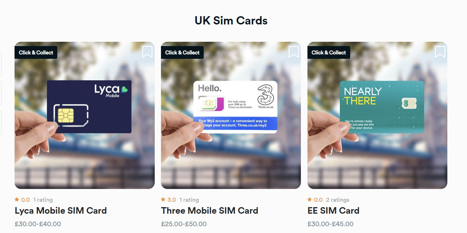Buying a Prepaid UK Sim Card at London Heathrow Airport and in London