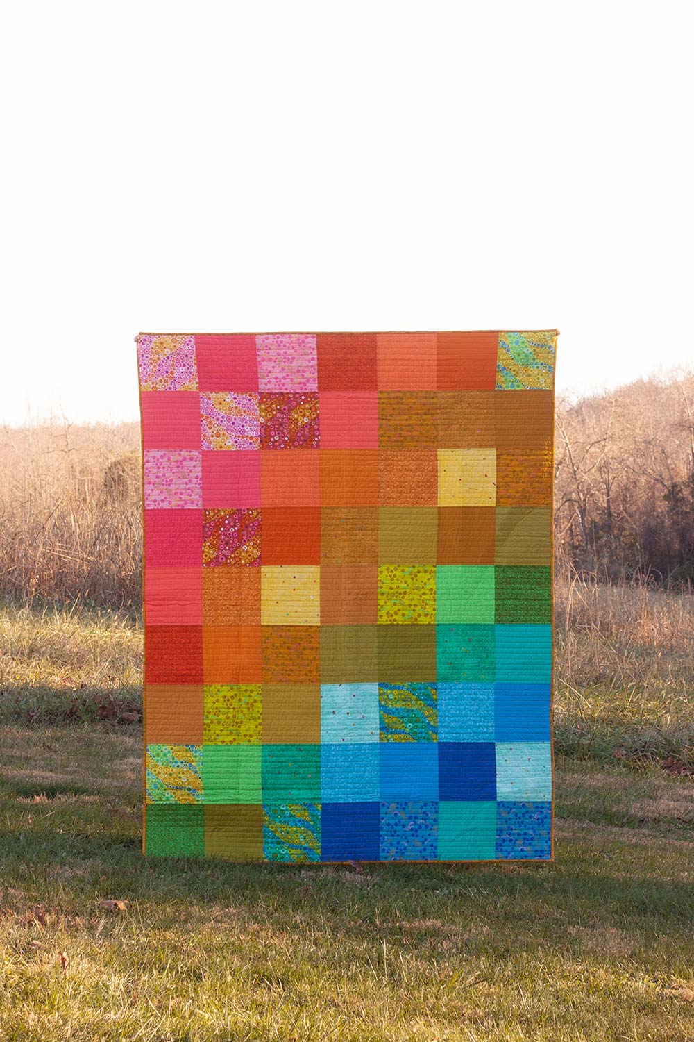 Patchwork in Thicket + Century Solids Quilt Kit Alison Glass