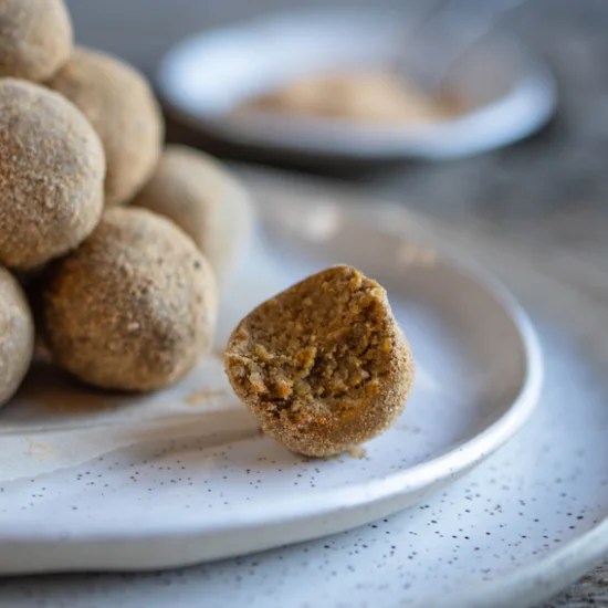 Vanilla protein balls Alison Tehan Nutrition