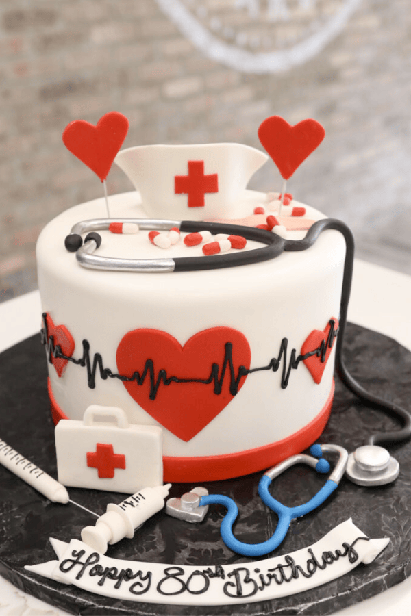 Nurse Birthday Cake