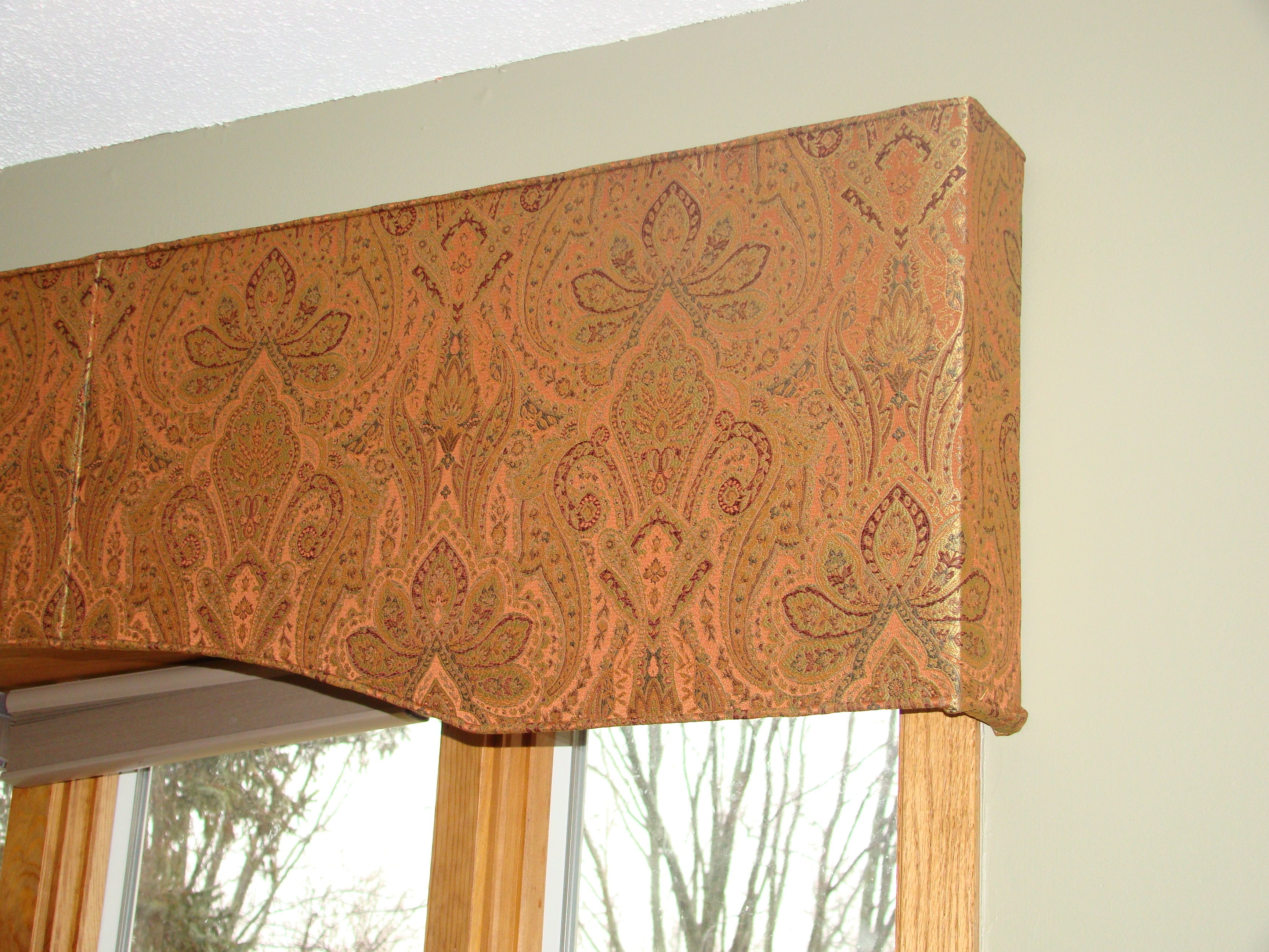 Before and After Bow Window Cornice A Little Design Help