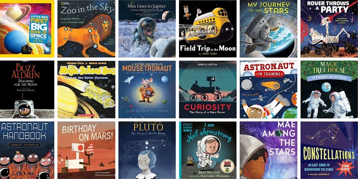 Space Books for KindergartenAge Kids A Little Library