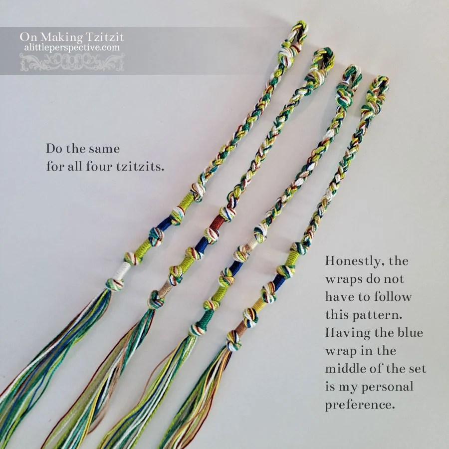 On Making Tzitzit The Knots Proclaiming the Commandments