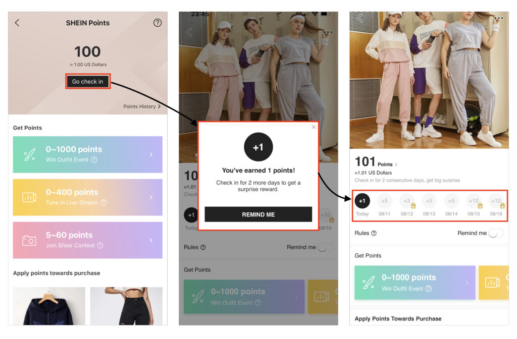 What are Shein points and HACKS to get more