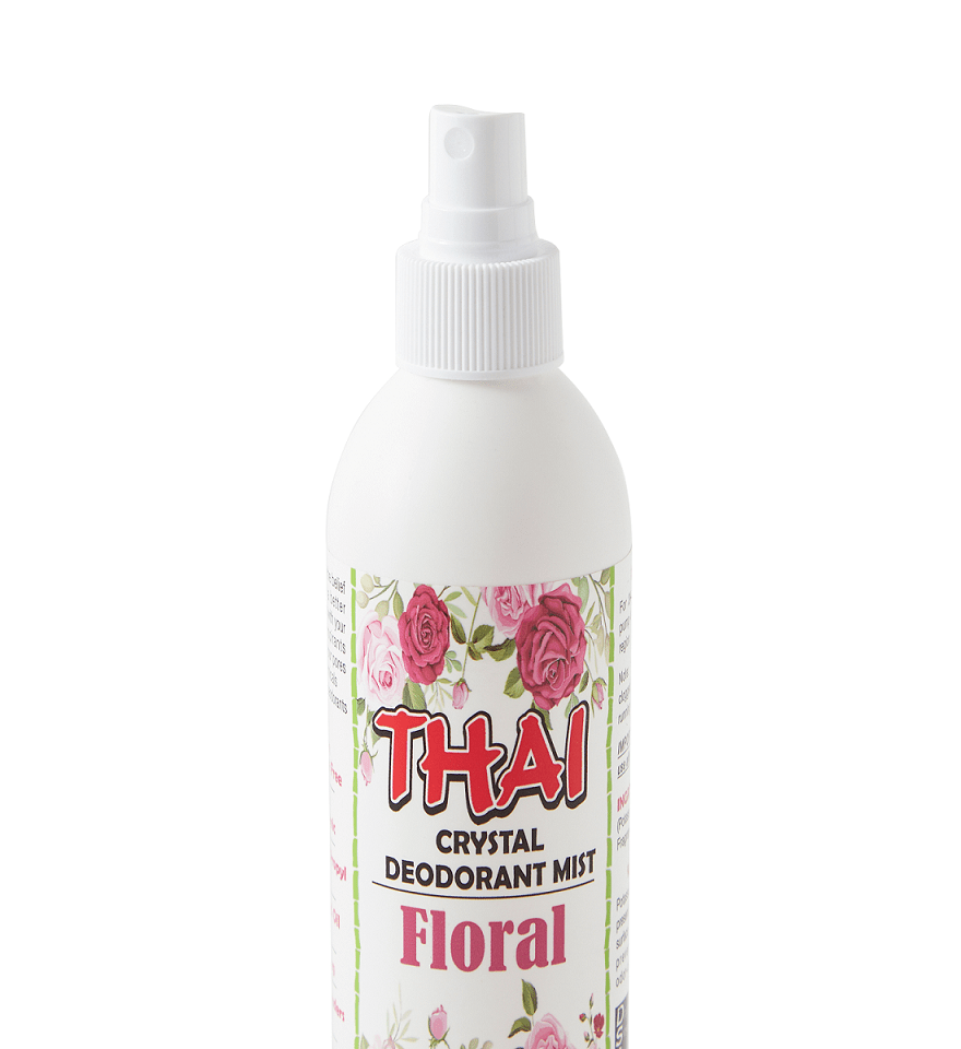Thai Crystal Deodorant Mist Spray, 8 floz Floral Scented Al Jamal