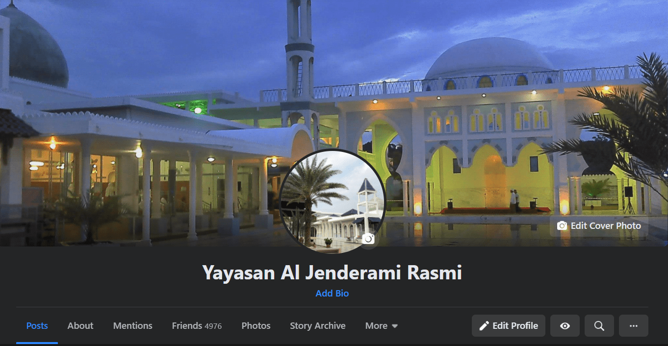 FB RASMI ALJENDERAMI Yayasan AlJenderami