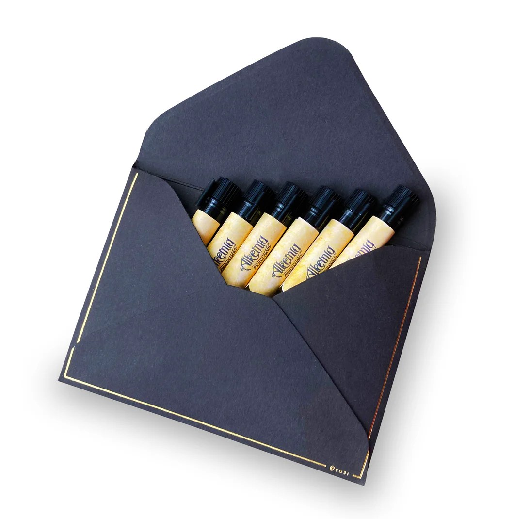 Build Your Own 5 Piece Perfume Samples Set Alkemia