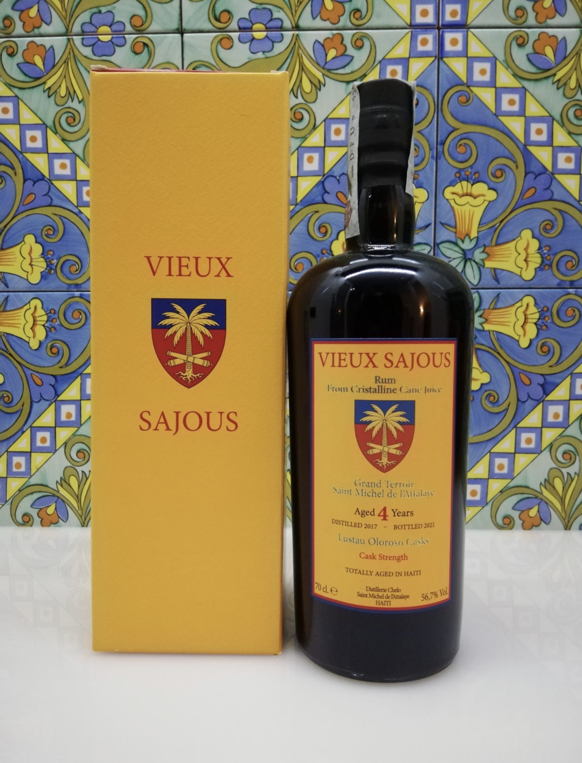 Vieux Sajous Lustau Oloroso Sherry Cask 56,7 investiční alkohol na