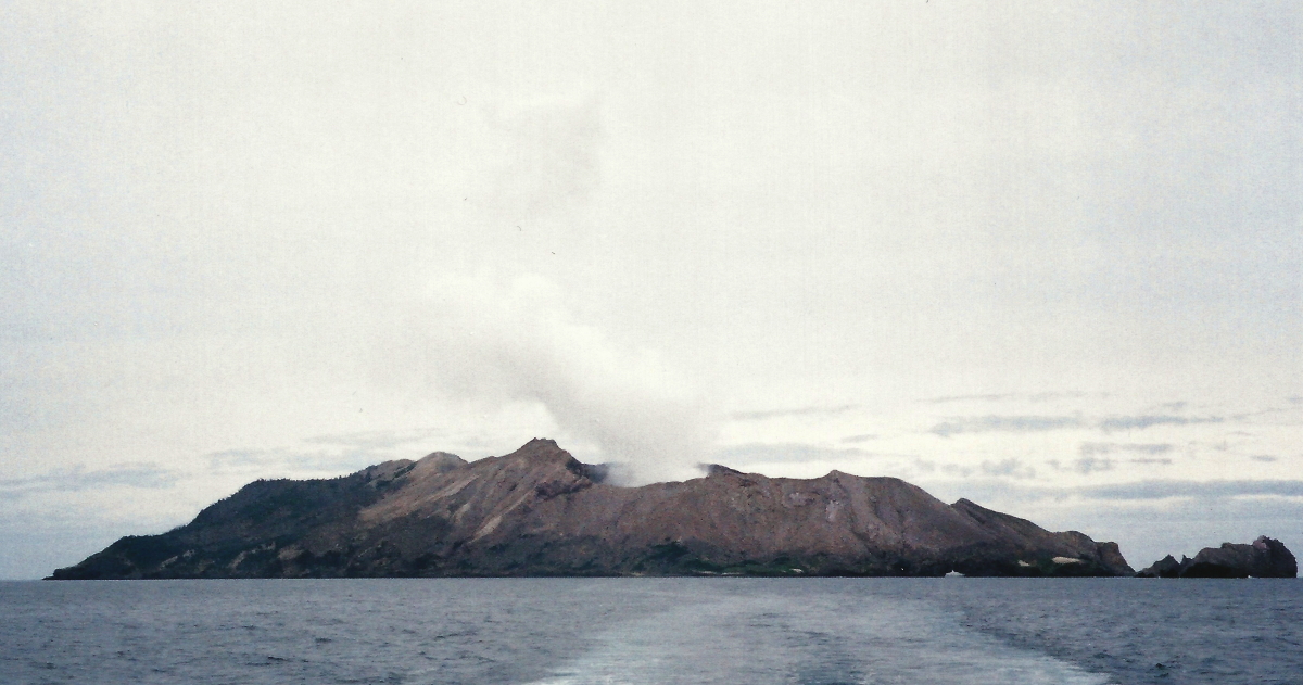 Scenic Saturday White Island before the spiny lava invasion Highly