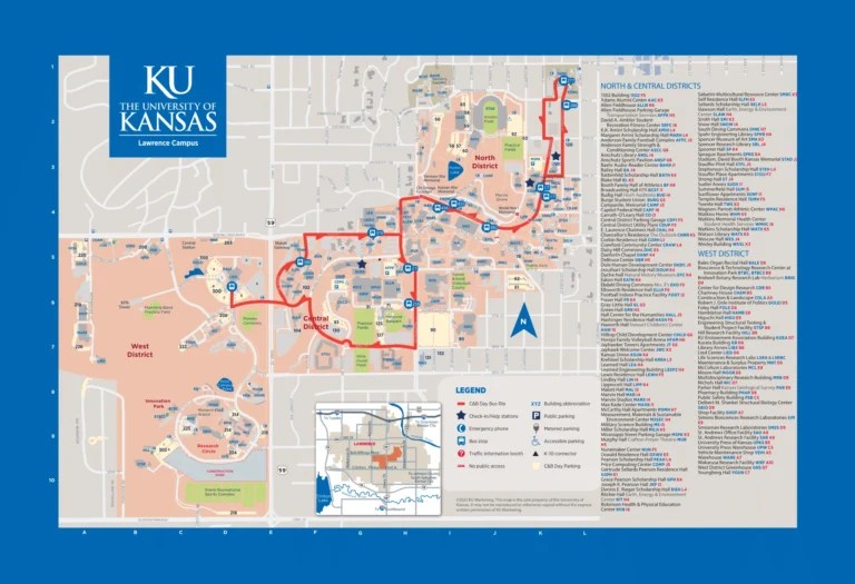 Wichita State University Campus Map All Maps