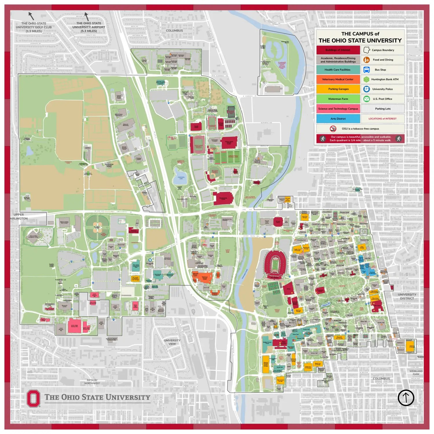 Ohio State University Campus Map - All Maps