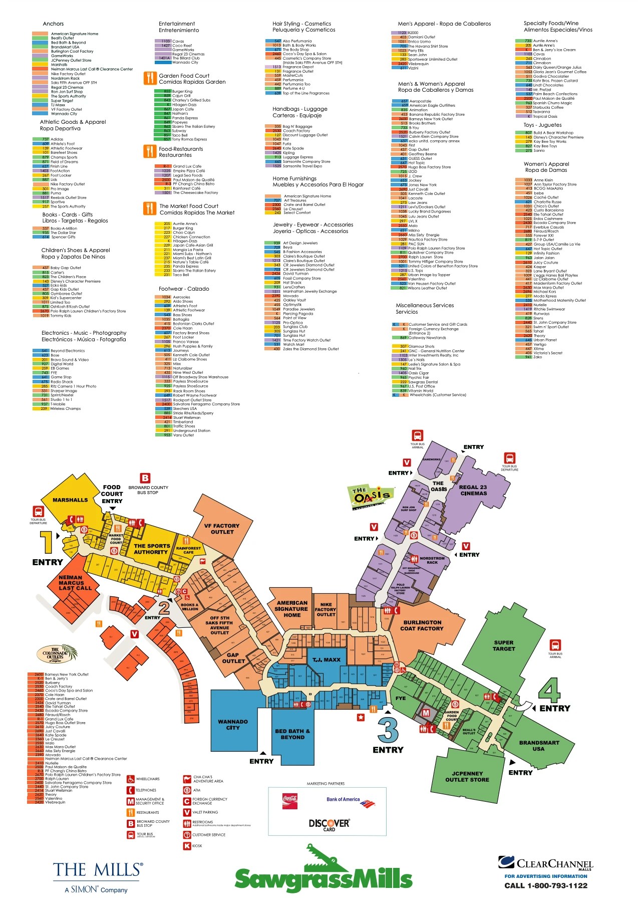 Sawgrass Mills Mall Map (2024) - All Maps