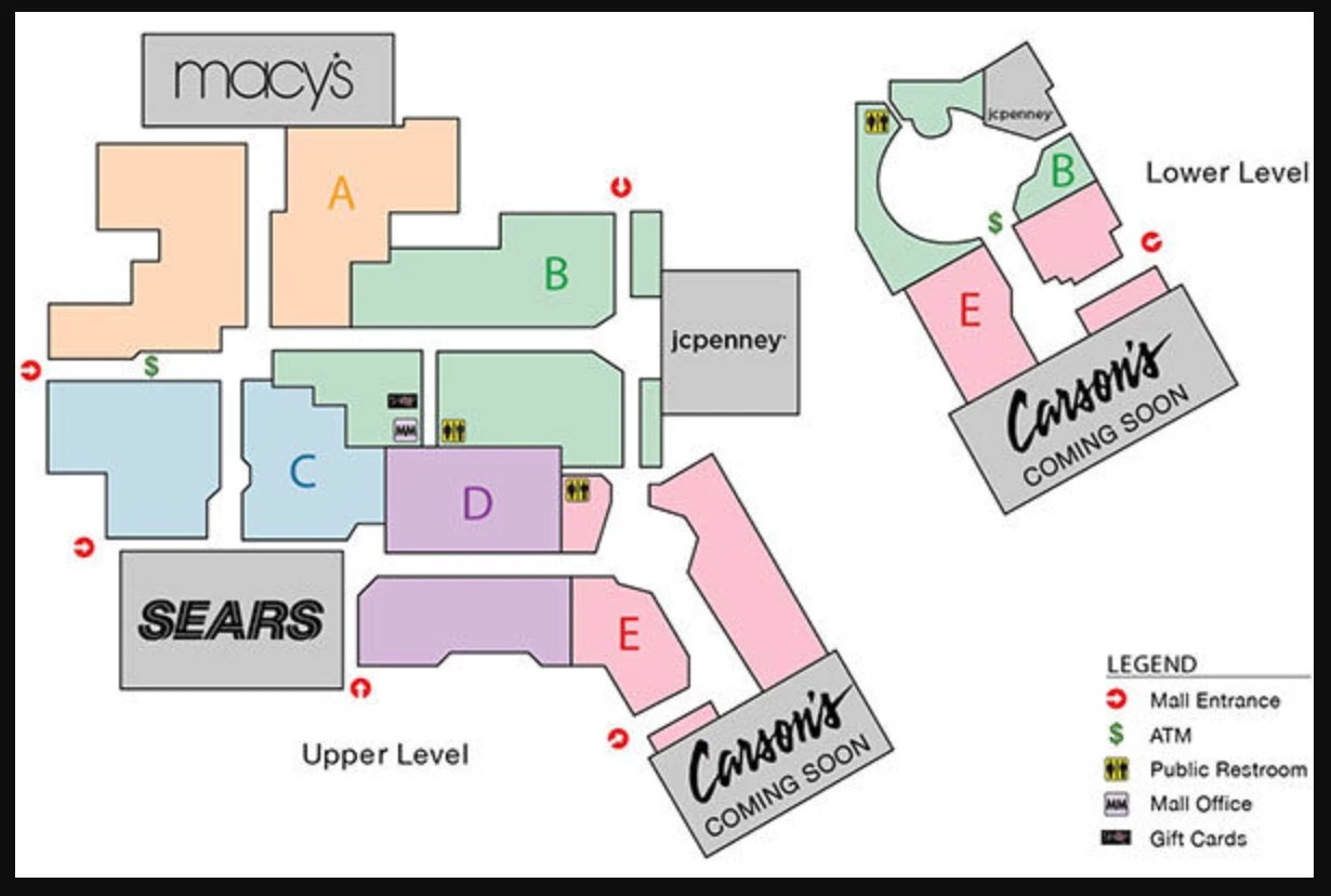 Glenbrook Square Mall Map (2024) All Maps