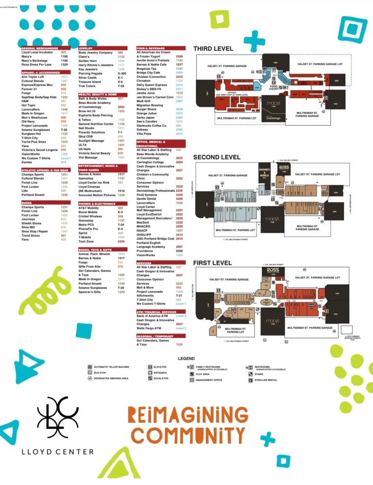 Map Of Colonie Center Mall
