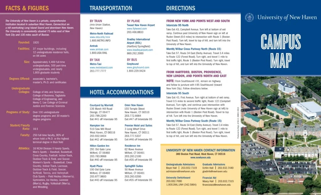 University of New Haven Campus Map AllMaps Preserving Every Map Ever!