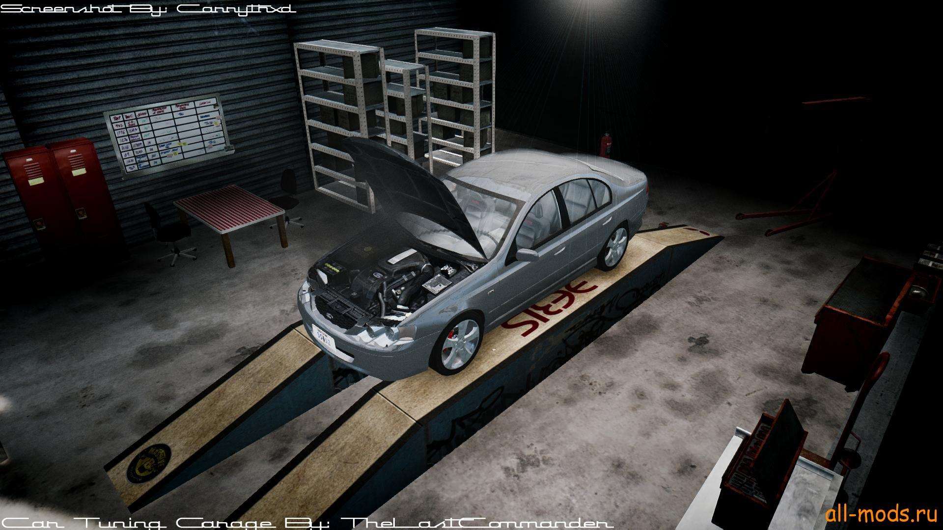 Grand Theft Auto 4 Тюннинг гараж мод Объекты GTA 4