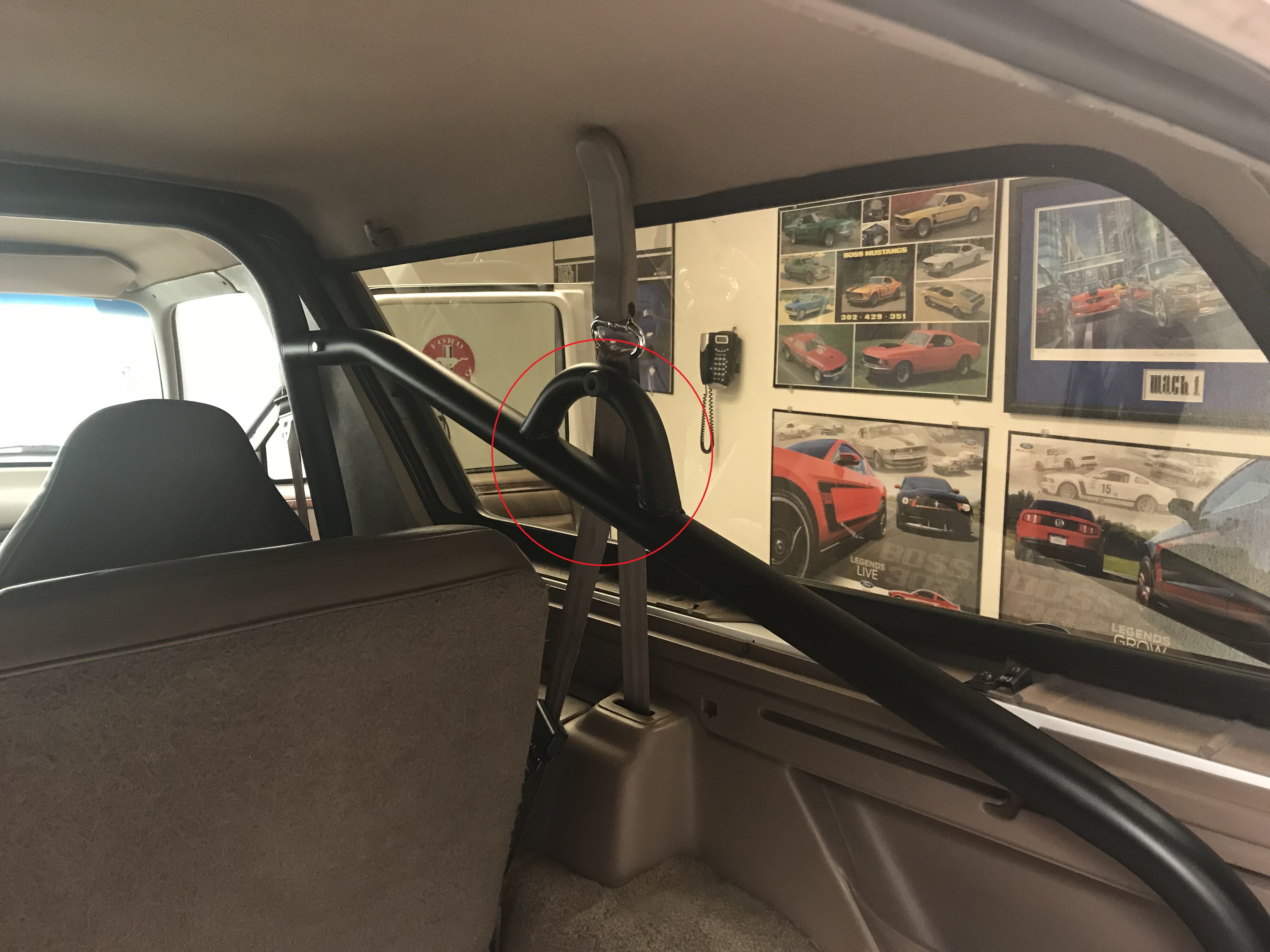 4 Point Seat Belt Hoop Brackets