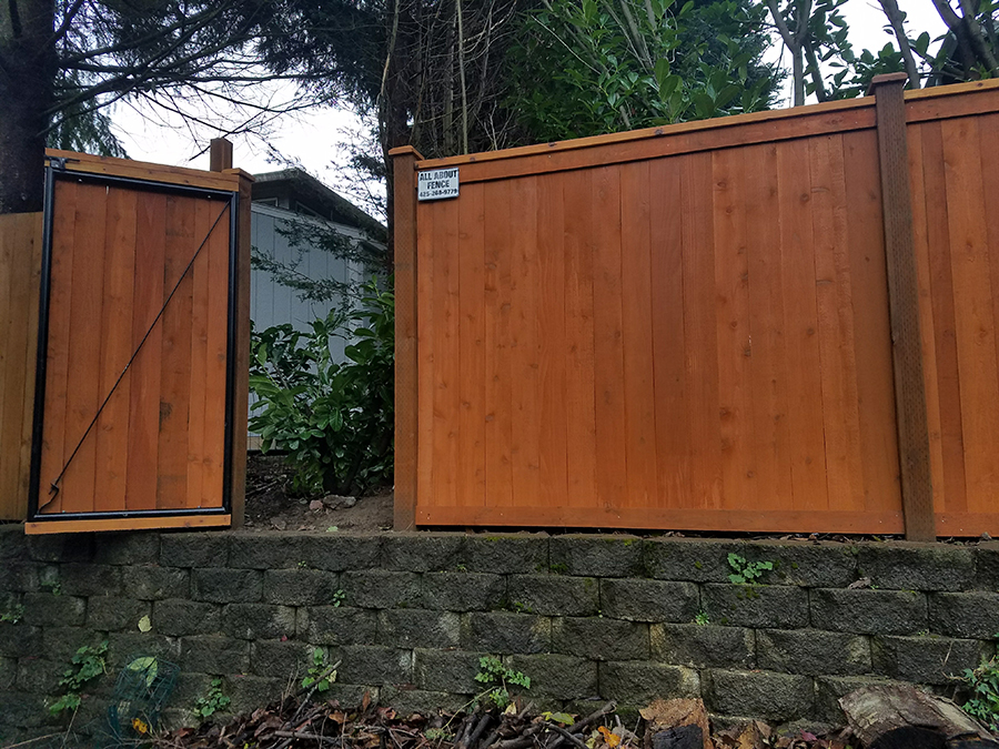 Beautiful Cedar Wood Fence in Marysville All About Fence