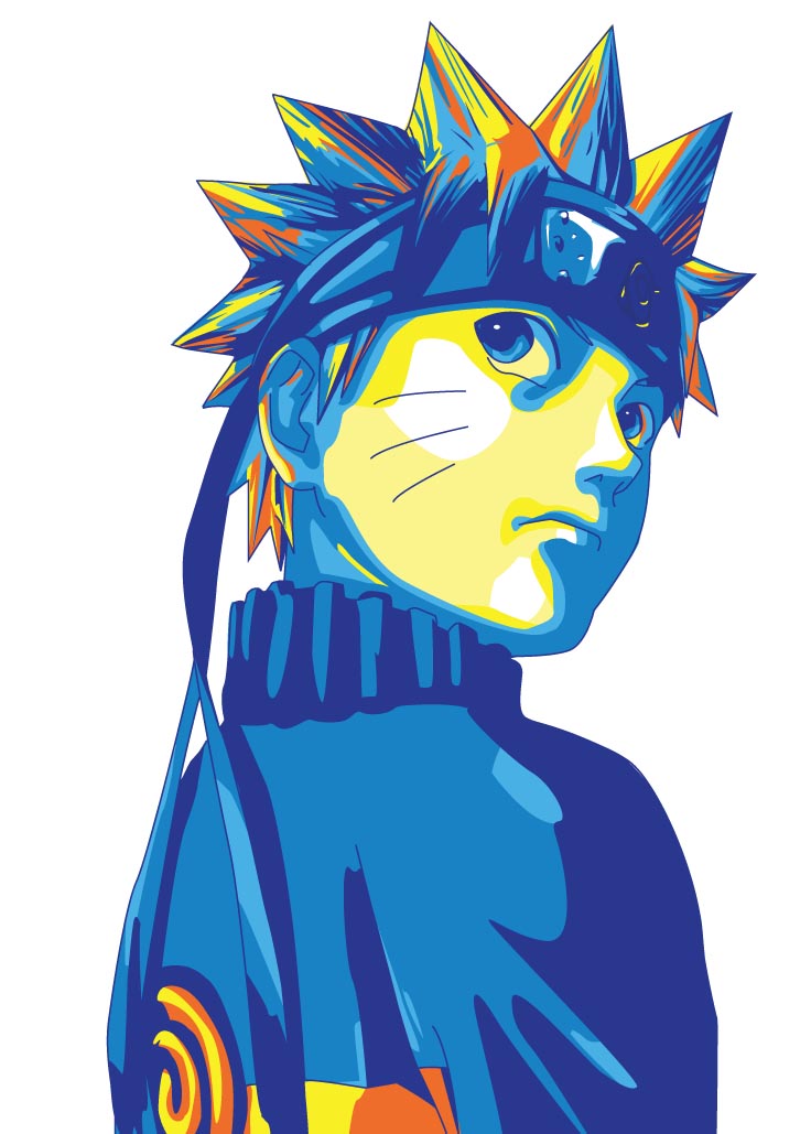 Uzumaki Naruto Pop Art pcworxkaze