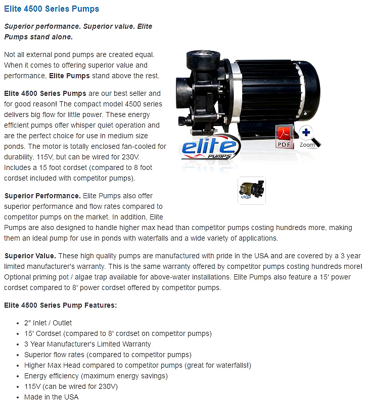 Elite Pumps All About Koi Blog