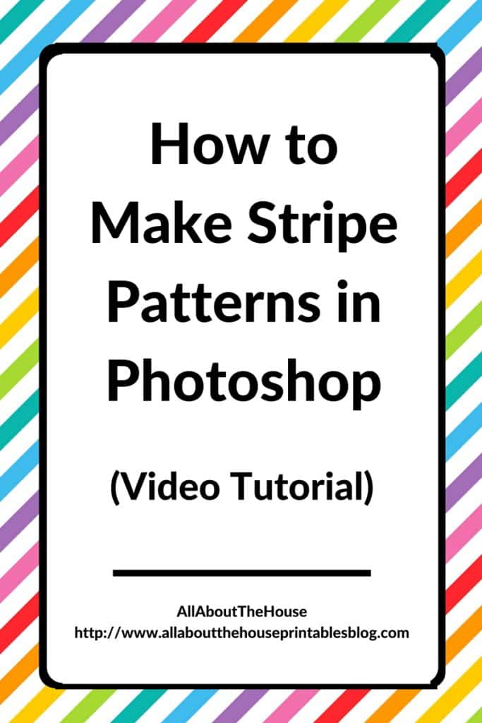 How to make stripe patterns in