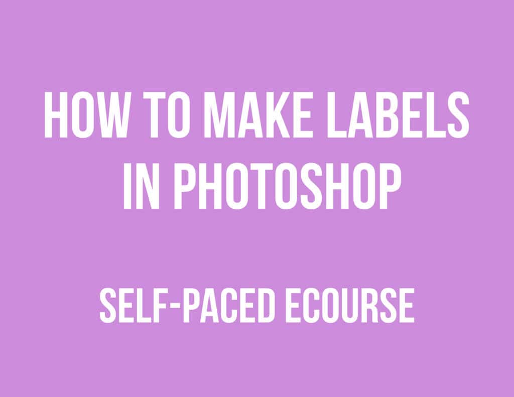 How to add your own text to printable labels (plus FREE printable