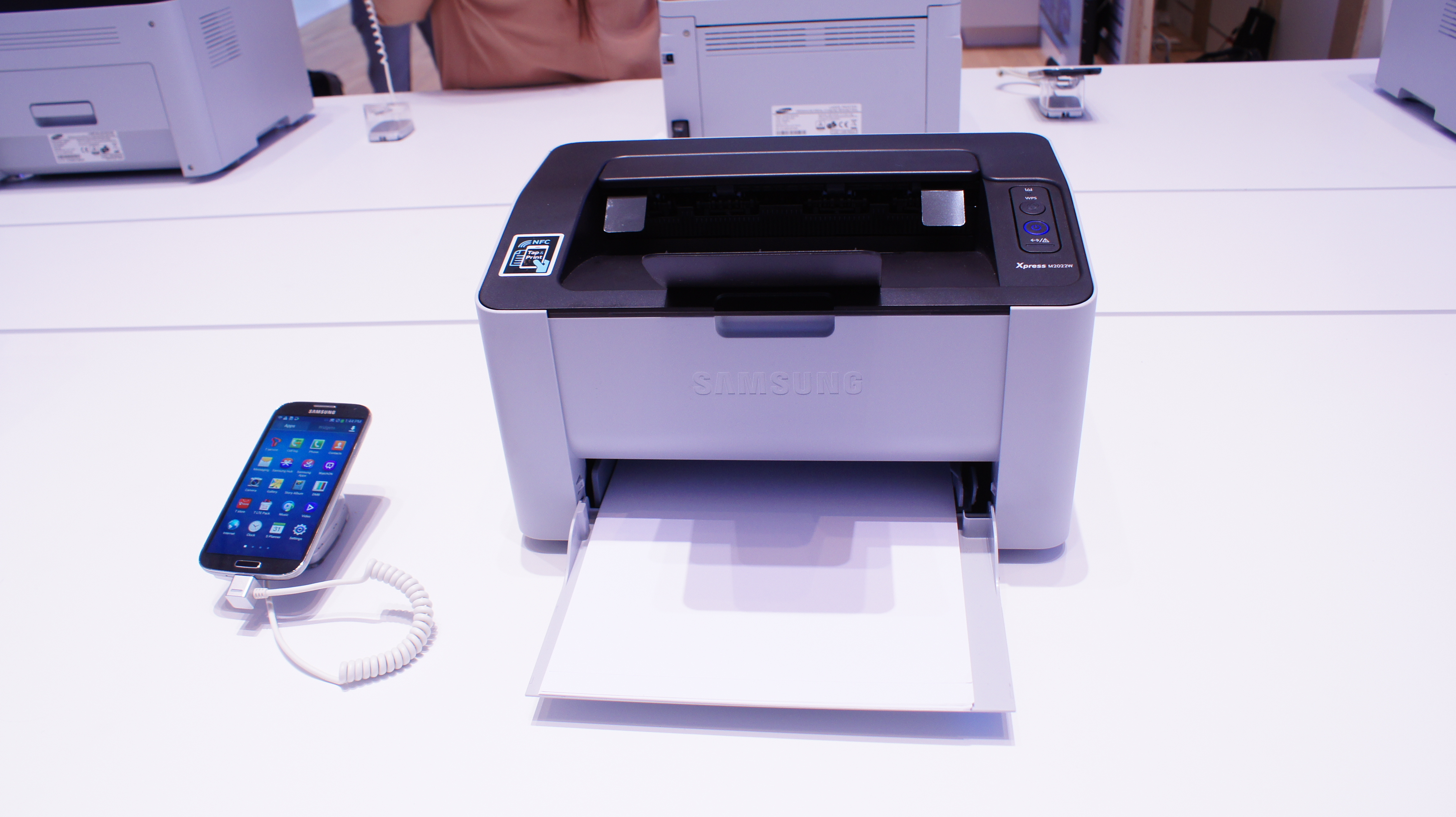 Demonstration NFC Drucker von Samsung All About Samsung