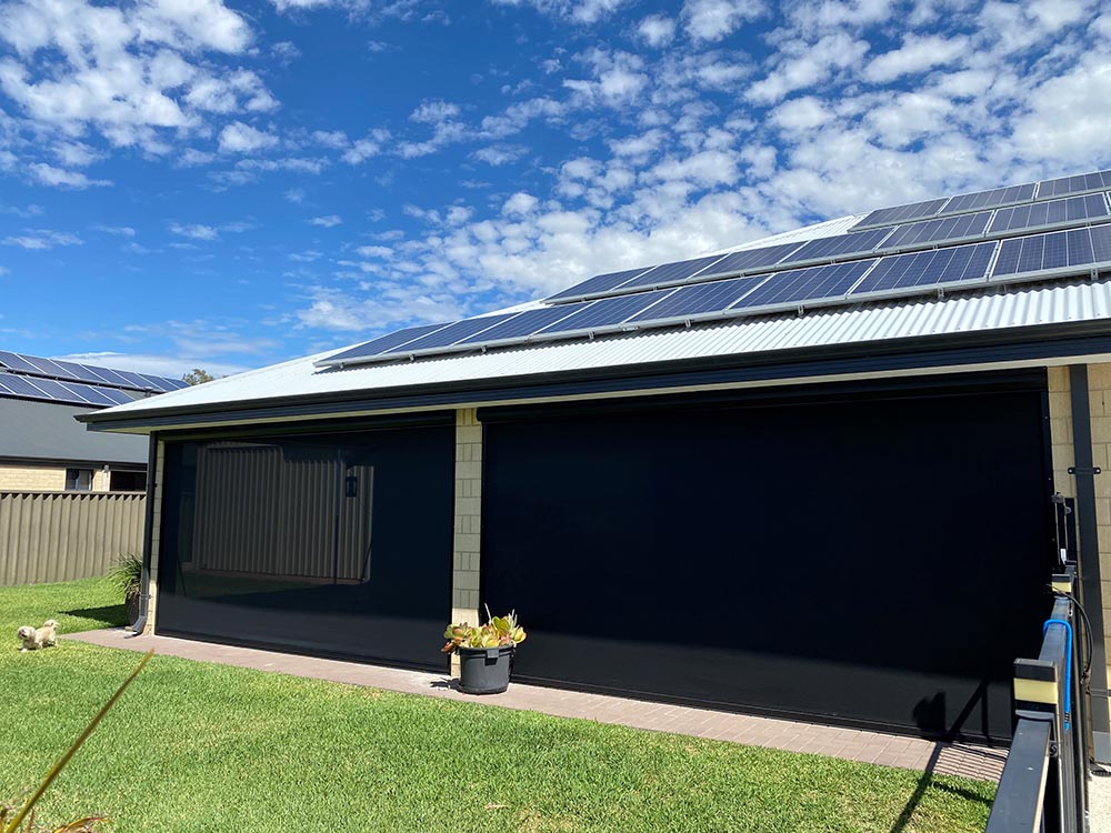 Bunbury 2 x Ziptrak® Outdoor Blinds All About Shade