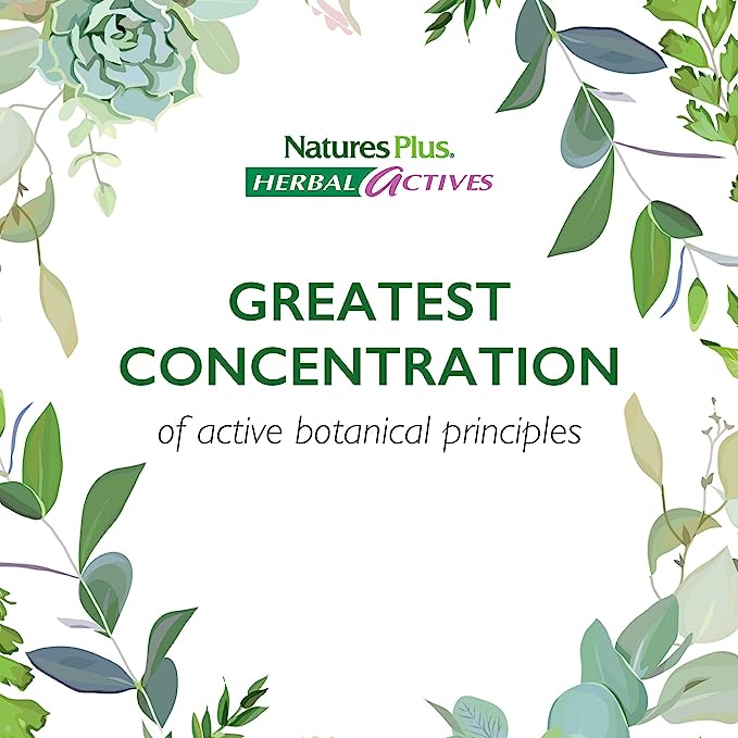 NaturesPlus Herbal Actives Red Yeast Rice Gugulipid 60 Capsules