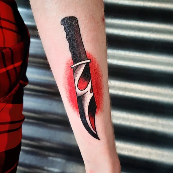 135 Suspenseful Scream Tattoos For Every Horror Movie Fan