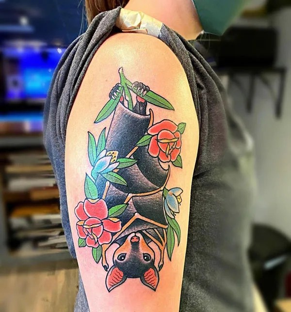 220 Bat Tattoos to rejuvenate feelings of Optimism