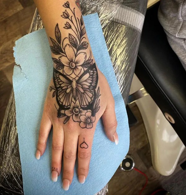 84 Unquestionably Rhythmic Butterfly Hand Tattoos To Get This Year!