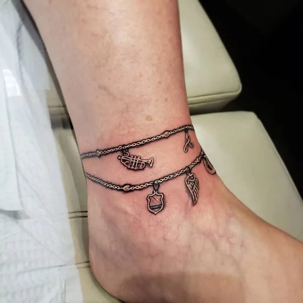 Aggregate 135+ charm bracelet tattoo with initials best camera.edu.vn
