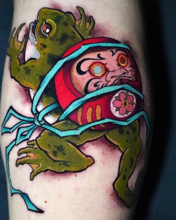 74 Amazing Japanese Frog Tattoos That Will Motivate You!